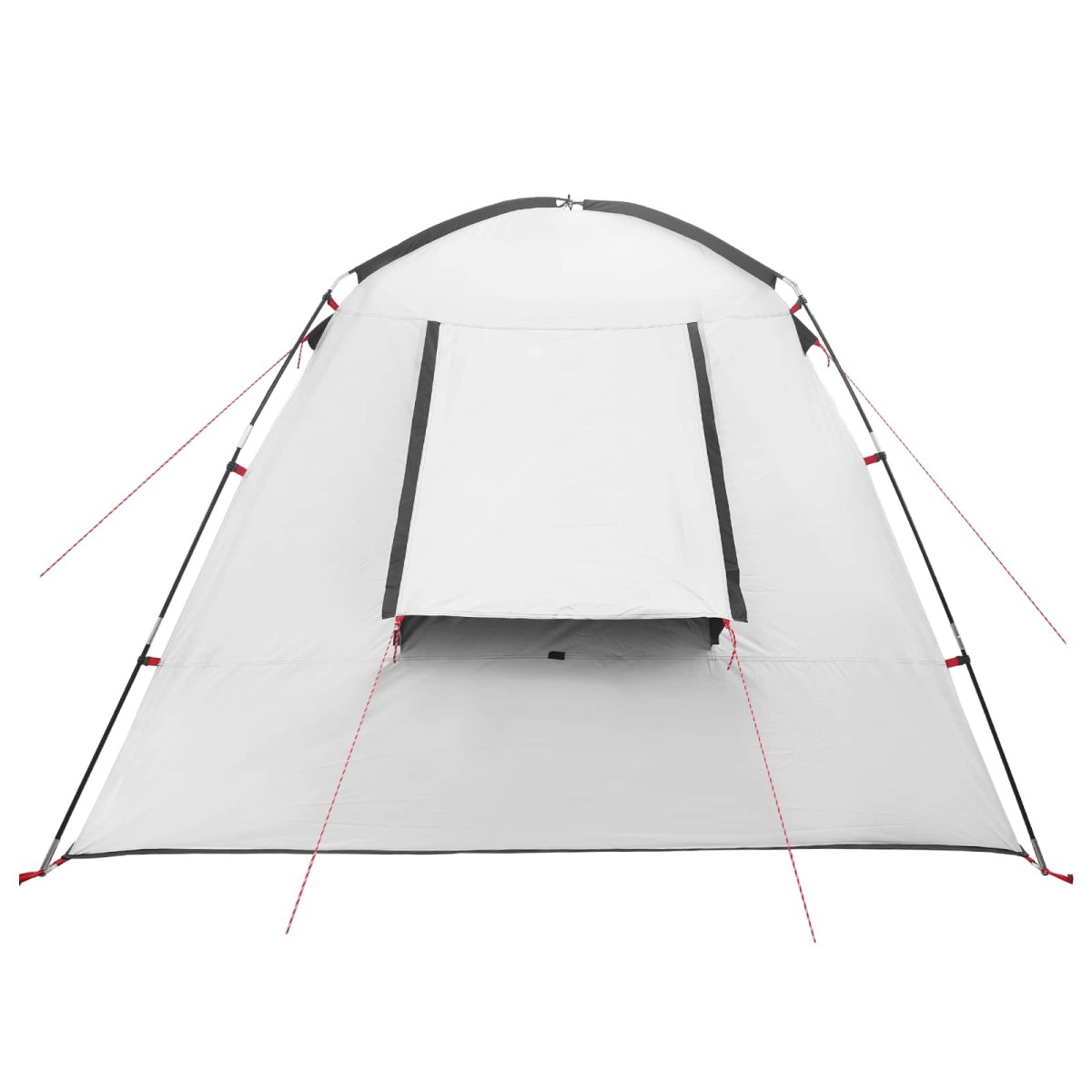 vidaXL Καταφύγιο Τέντας Λευκό Μαύρο 210 x 210 x 138 εκ Πολυεστέρας
