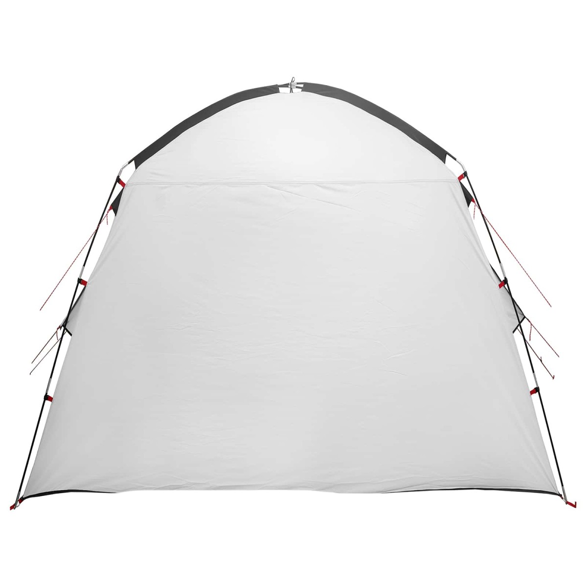 vidaXL Καταφύγιο Τέντας Λευκό Μαύρο 210 x 210 x 138 εκ Πολυεστέρας