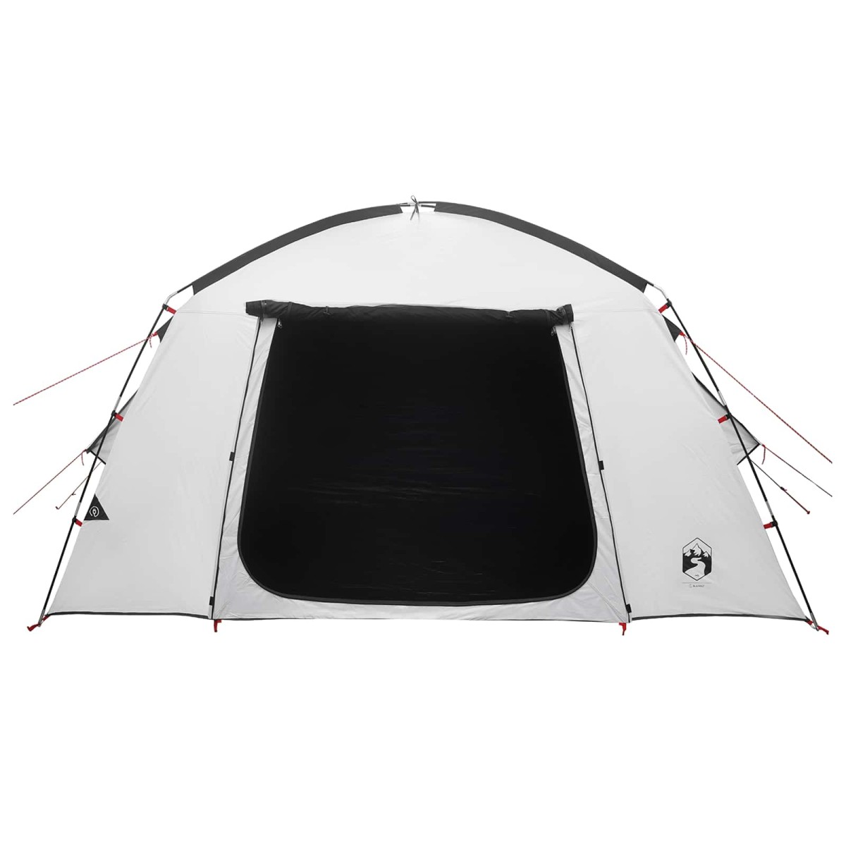 vidaXL Καταφύγιο Τέντας Λευκό Μαύρο 300 x 210 x 156 εκ Πολυεστέρας