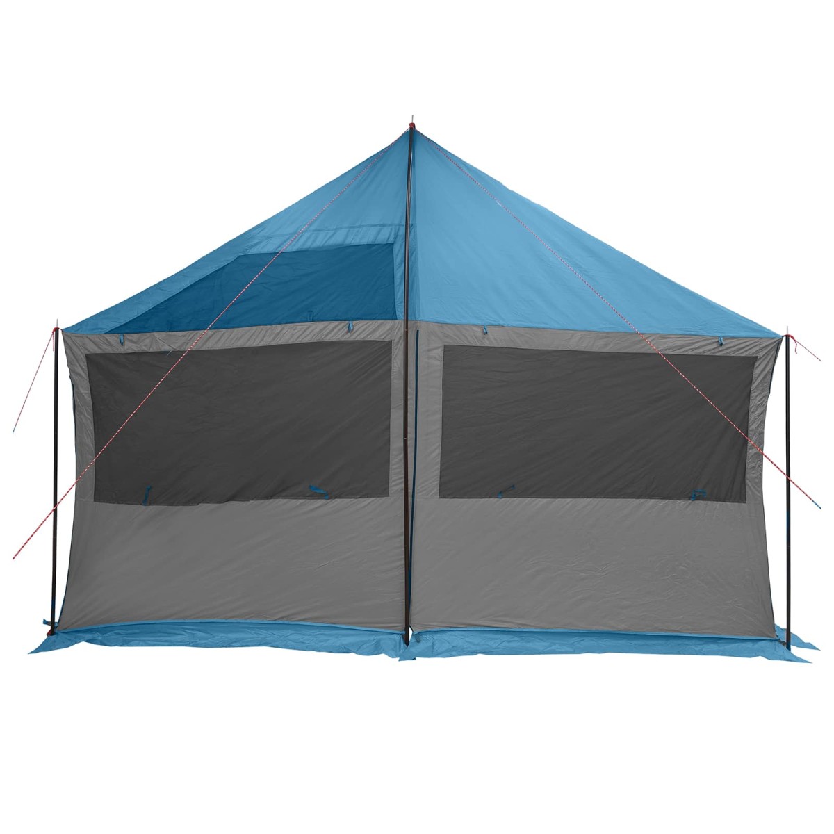 vidaXL Οικογενειακή Σκηνή με στέγη Μπλε 450 x 400 x 265 εκ