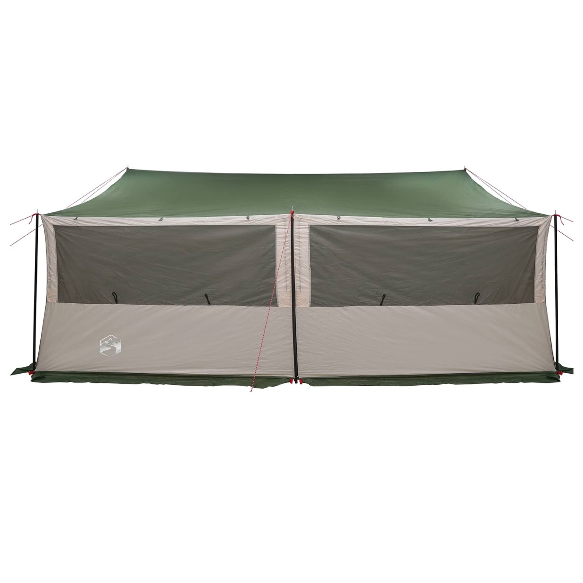 vidaXL Οικογενειακή Σκηνή με στέγη Πράσινο 600 x 400 x 268 εκ.