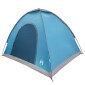 vidaXL Σκηνή Camping με στέγη με αέρα αέρα Μπλε 190 x 140 x 105 εκ.