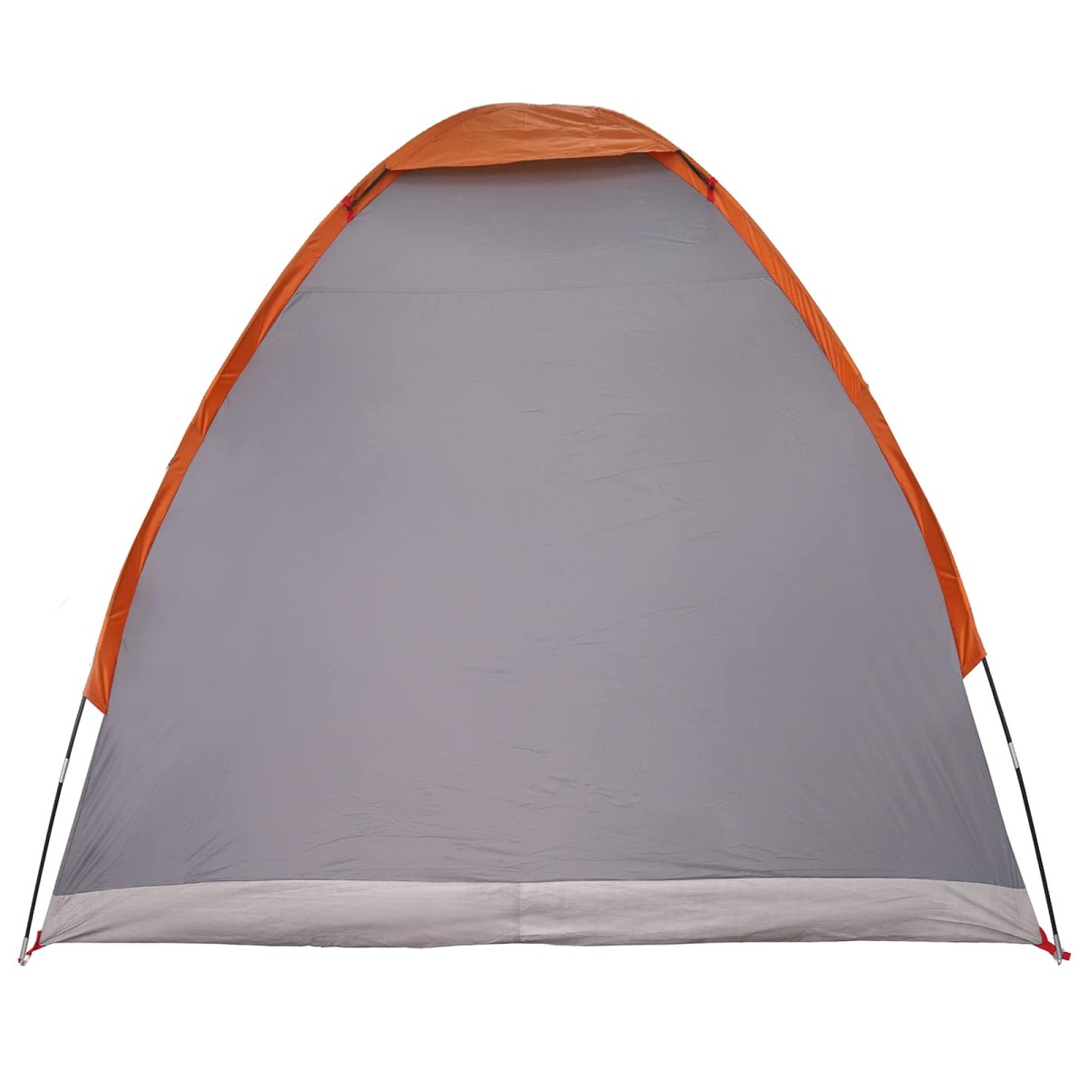 vidaXL Σκηνή Camping με στέγη Γκρι και Πορτοκαλί 190 x 140 x 105 εκ.