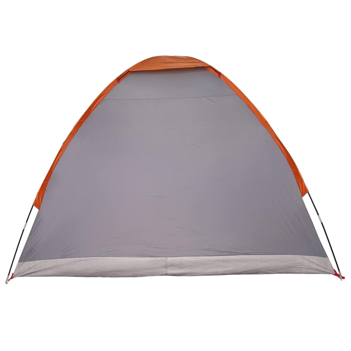 vidaXL Σκηνή Camping με στέγη Γκρι και Πορτοκαλί 190 x 140 x 105 εκ.