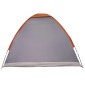 vidaXL Σκηνή Camping με στέγη Γκρι και Πορτοκαλί 190 x 140 x 105 εκ.