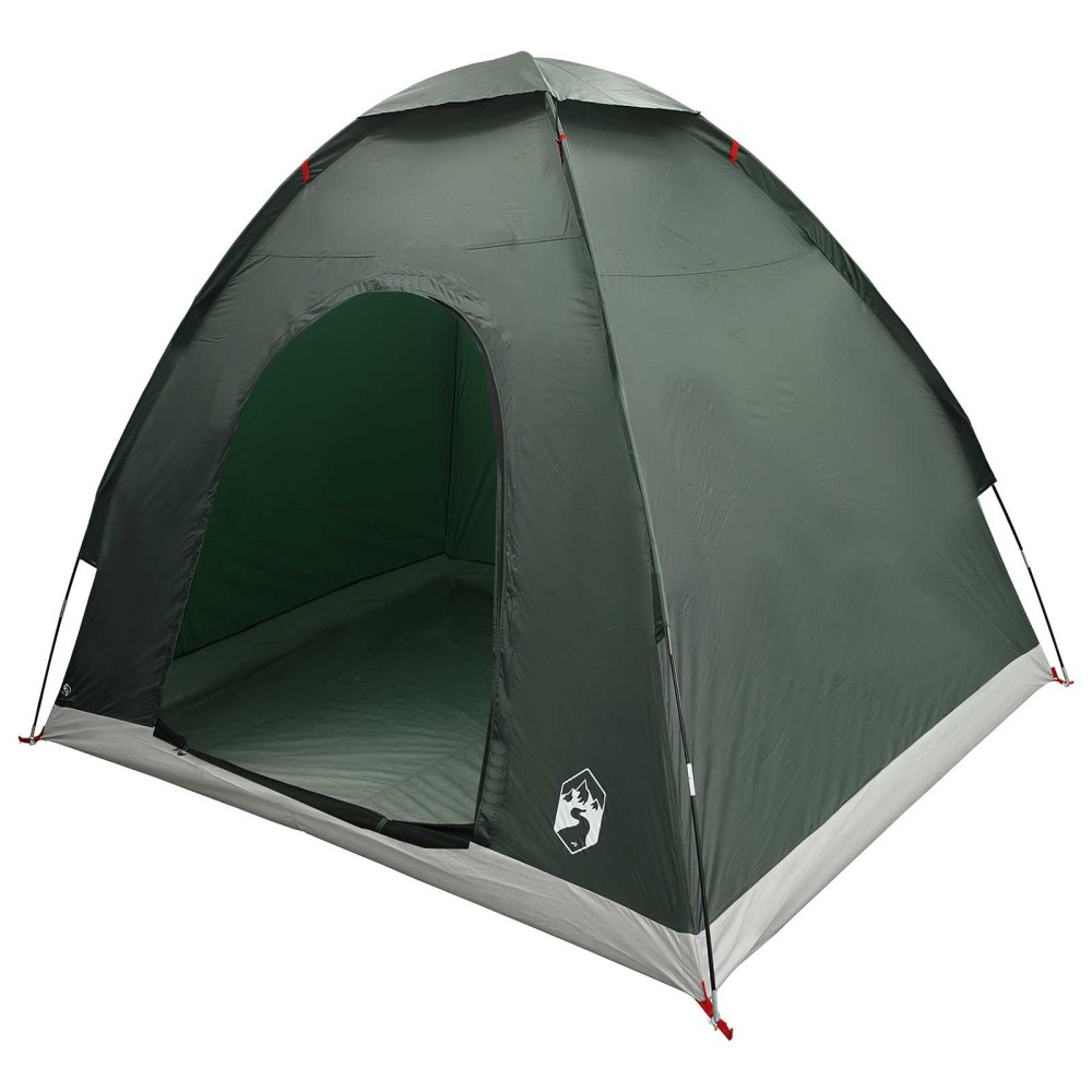 vidaXL Σκηνή Camping με στέγη Στρατιωτικό Πράσινο 190 x 140 x 105 εκ.