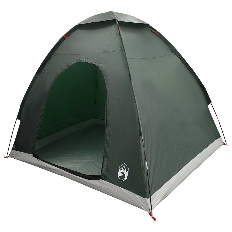 vidaXL Σκηνή Camping με στέγη Στρατιωτικό Πράσινο 190 x 140 x 105 εκ.