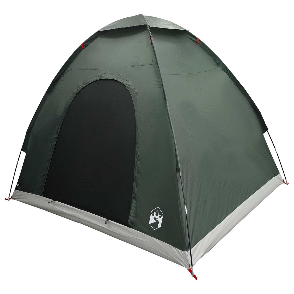 vidaXL Σκηνή Camping με στέγη Στρατιωτικό Πράσινο 190 x 140 x 105 εκ.