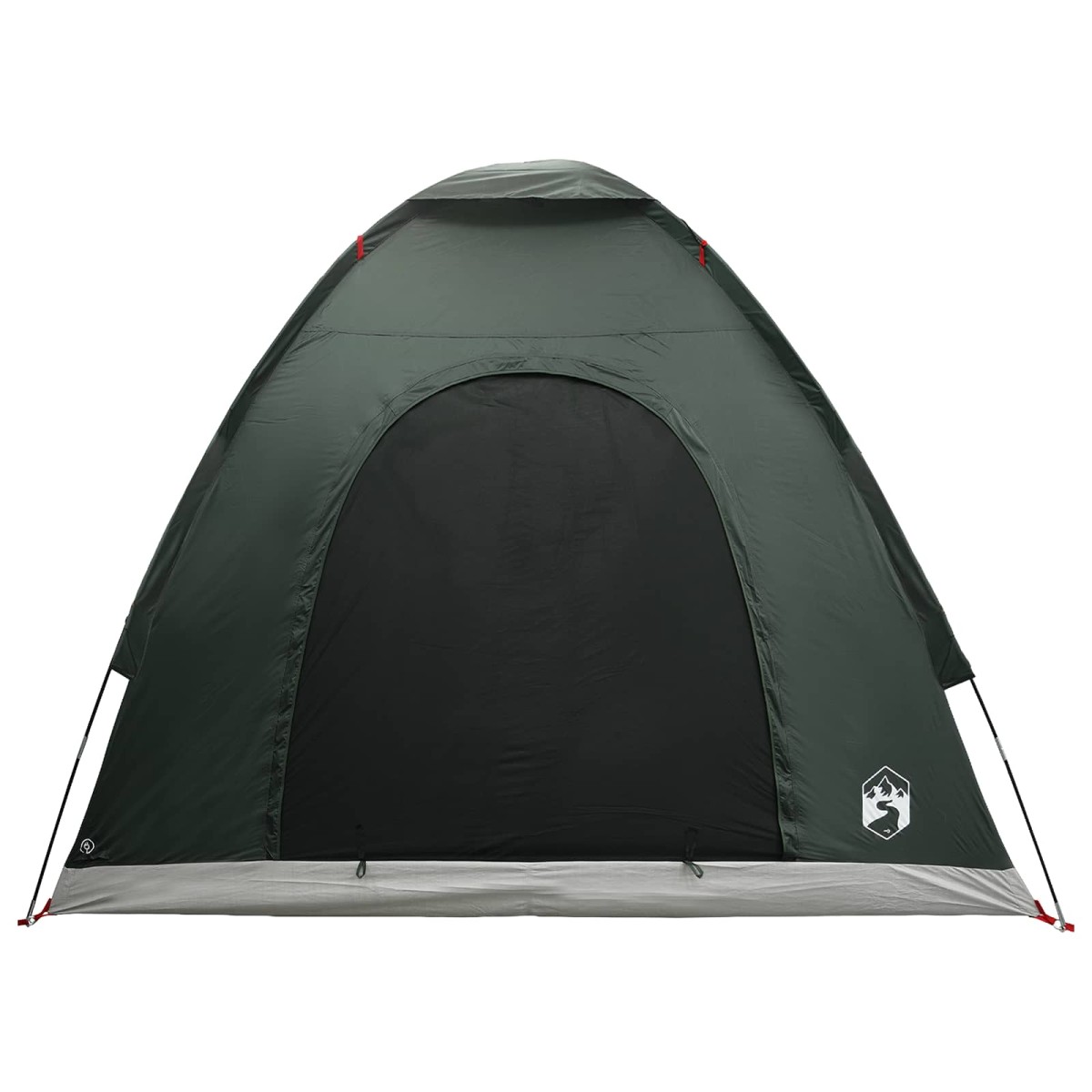 vidaXL Σκηνή Camping με στέγη Στρατιωτικό Πράσινο 190 x 140 x 105 εκ.