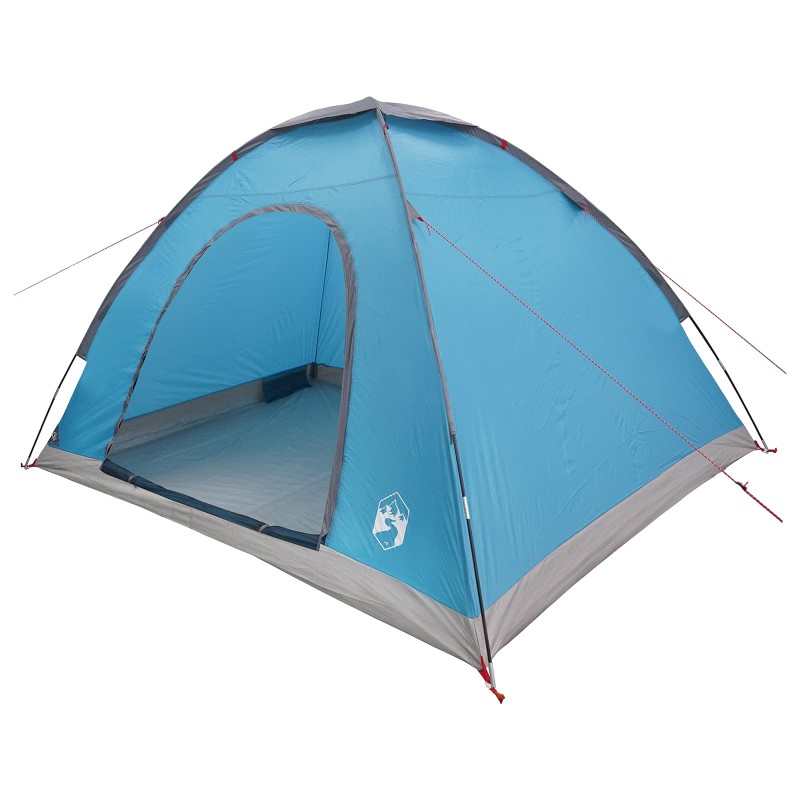 vidaXL Σκηνή Camping με στέγη με αέρα αέρα Μπλε 275 x 215 x 125 εκ.