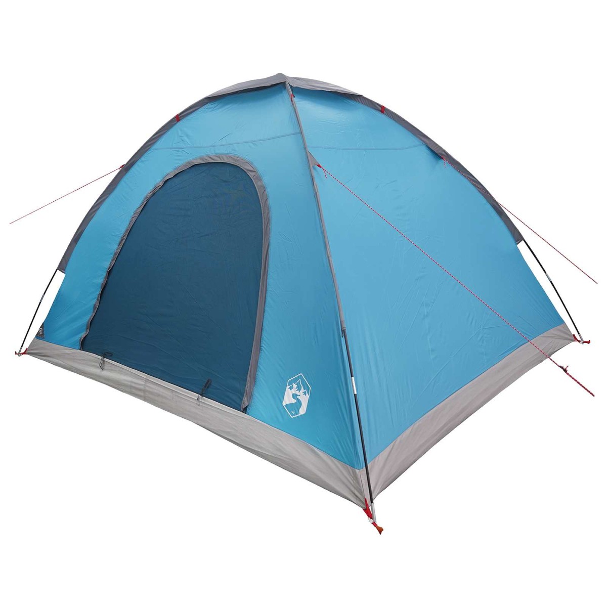 vidaXL Σκηνή Camping με στέγη με αέρα αέρα Μπλε 275 x 215 x 125 εκ.