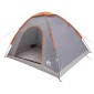 vidaXL Σκηνή Camping με στέγη Γκρι και Πορτοκαλί 275 x 215 x 125 εκ.