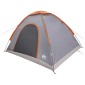 vidaXL Σκηνή Camping με στέγη Γκρι και Πορτοκαλί 275 x 215 x 125 εκ.