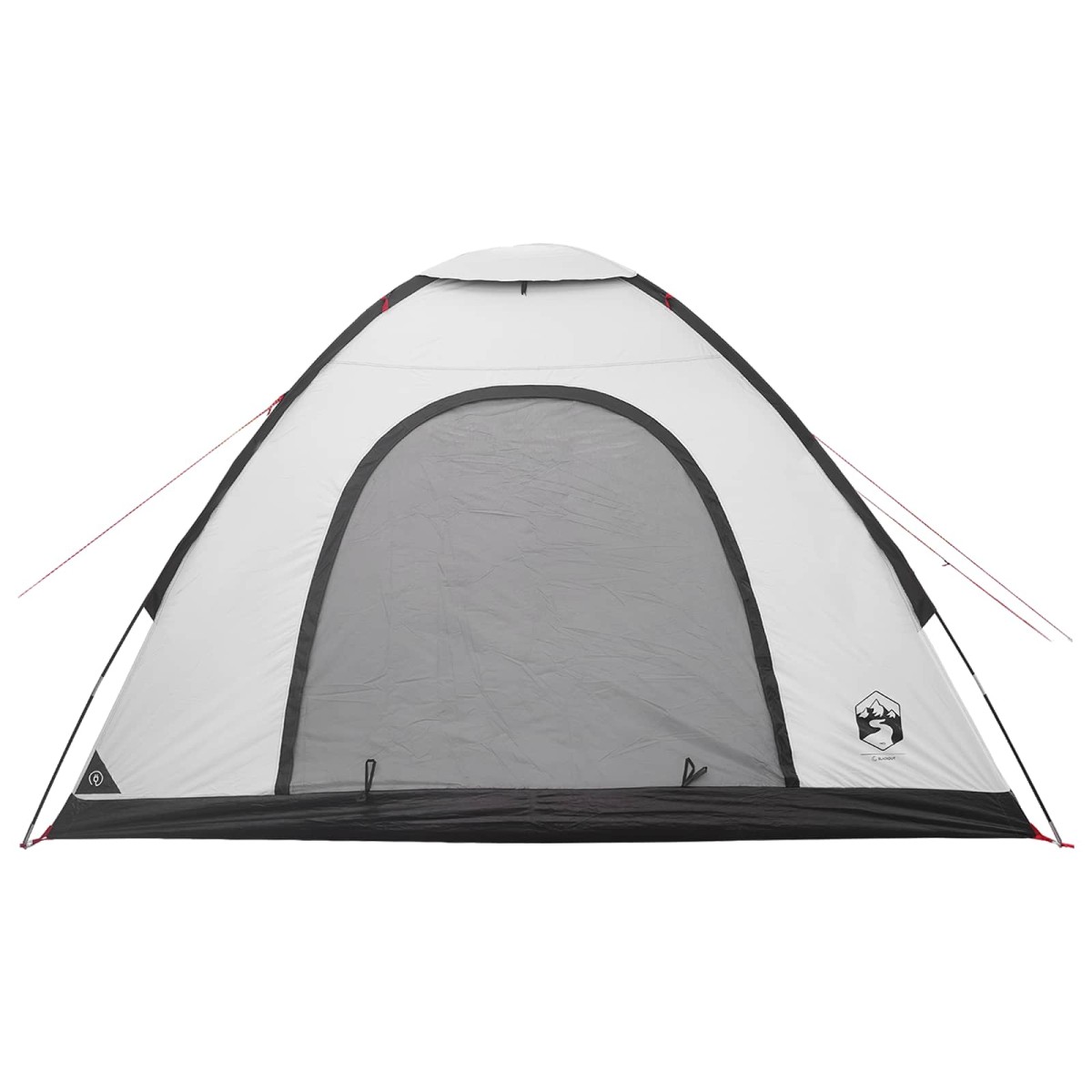 vidaXL Σκηνή Camping με στέγη Λευκό Μαύρο 275 x 215 x 125 εκ.