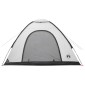 vidaXL Σκηνή Camping με στέγη Λευκό Μαύρο 275 x 215 x 125 εκ.