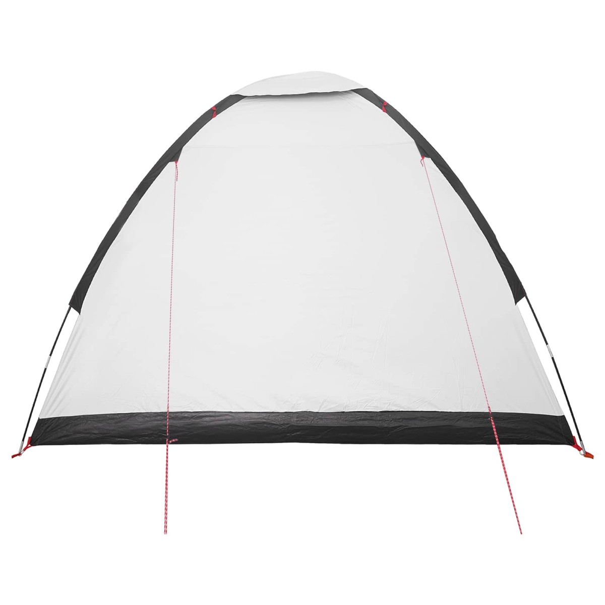 vidaXL Σκηνή Camping με στέγη Λευκό Μαύρο 275 x 215 x 125 εκ.