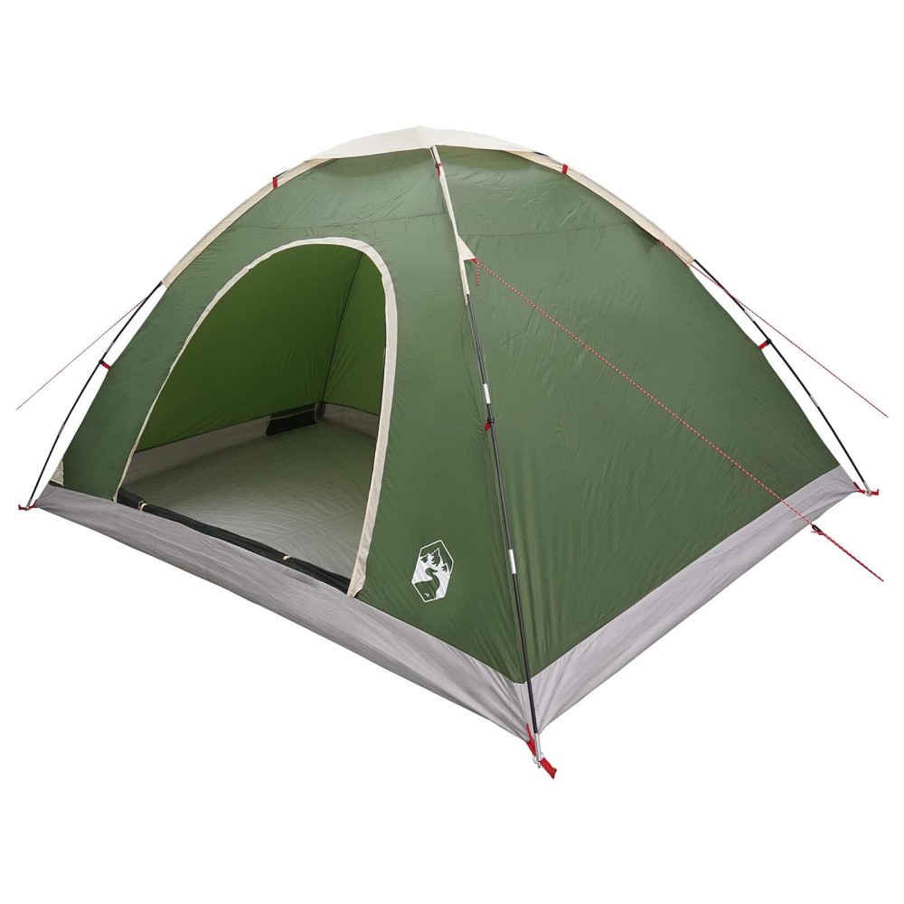 vidaXL Σκηνή Camping με στέγη με αέρα αέρα Πράσινο 335 x 275 x 180 εκ.