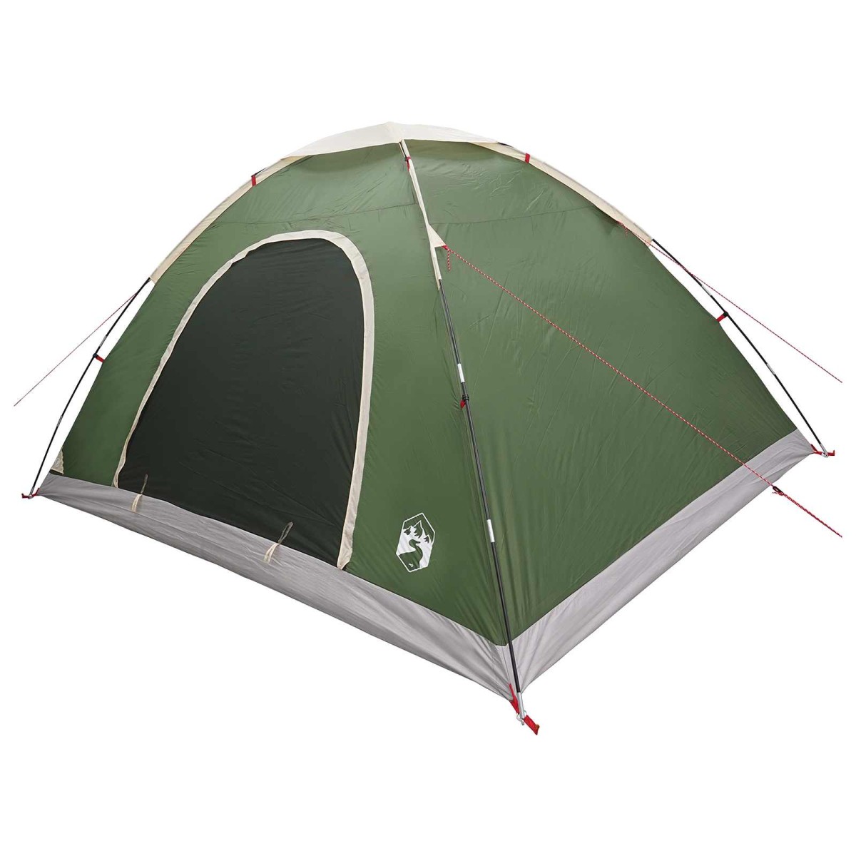 vidaXL Σκηνή Camping με στέγη με αέρα αέρα Πράσινο 335 x 275 x 180 εκ.