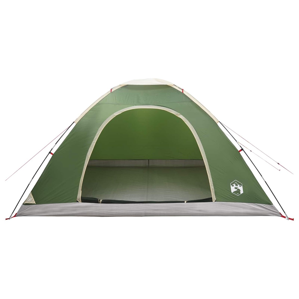 vidaXL Σκηνή Camping με στέγη με αέρα αέρα Πράσινο 335 x 275 x 180 εκ.