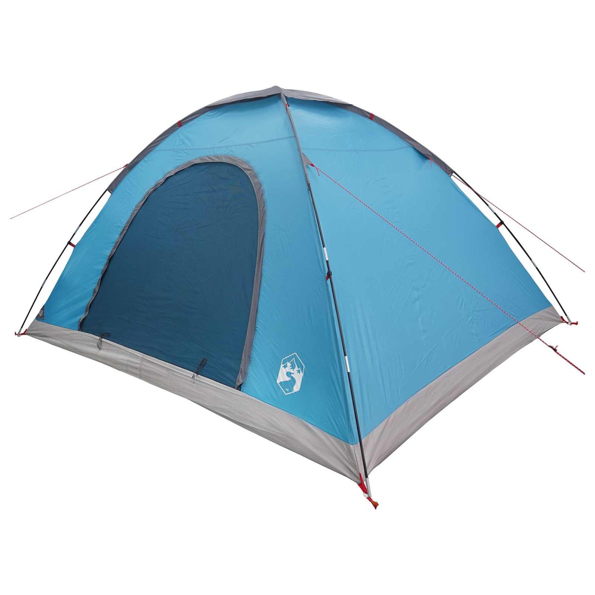 vidaXL Σκηνή Camping με στέγη με αέρα αέρα Μπλε 335 x 275 x 180 εκ.