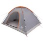 vidaXL Σκηνή Camping με στέγη Γκρι και Πορτοκαλί 335 x 275 x 180 εκ.