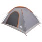 vidaXL Σκηνή Camping με στέγη Γκρι και Πορτοκαλί 335 x 275 x 180 εκ.