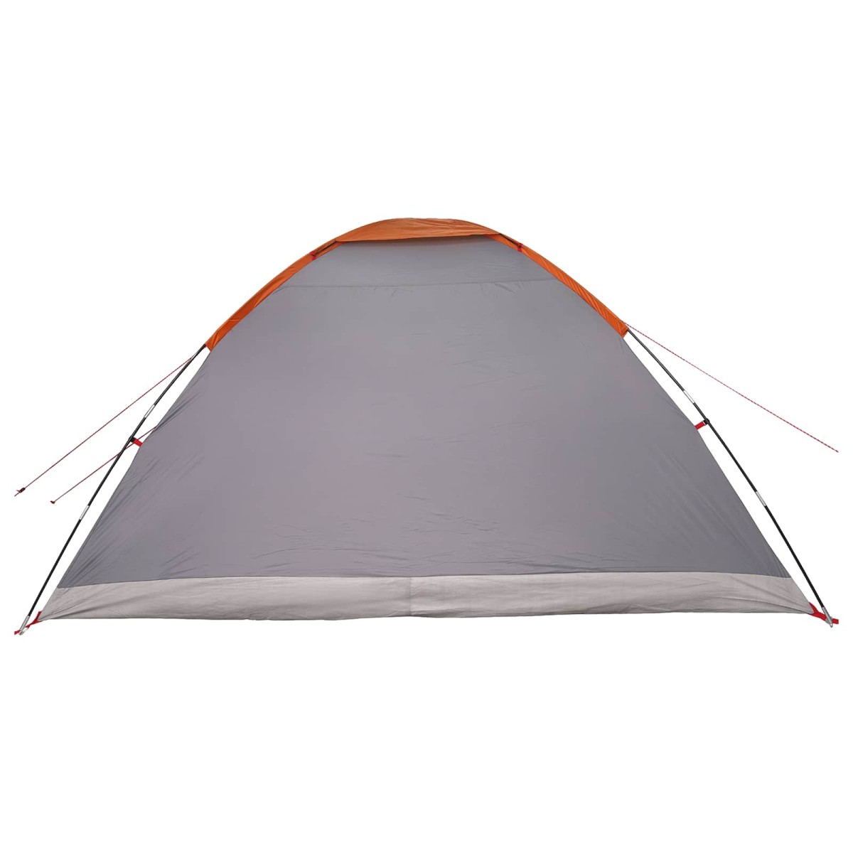 vidaXL Σκηνή Camping με στέγη Γκρι και Πορτοκαλί 335 x 275 x 180 εκ.