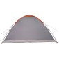 vidaXL Σκηνή Camping με στέγη Γκρι και Πορτοκαλί 335 x 275 x 180 εκ.