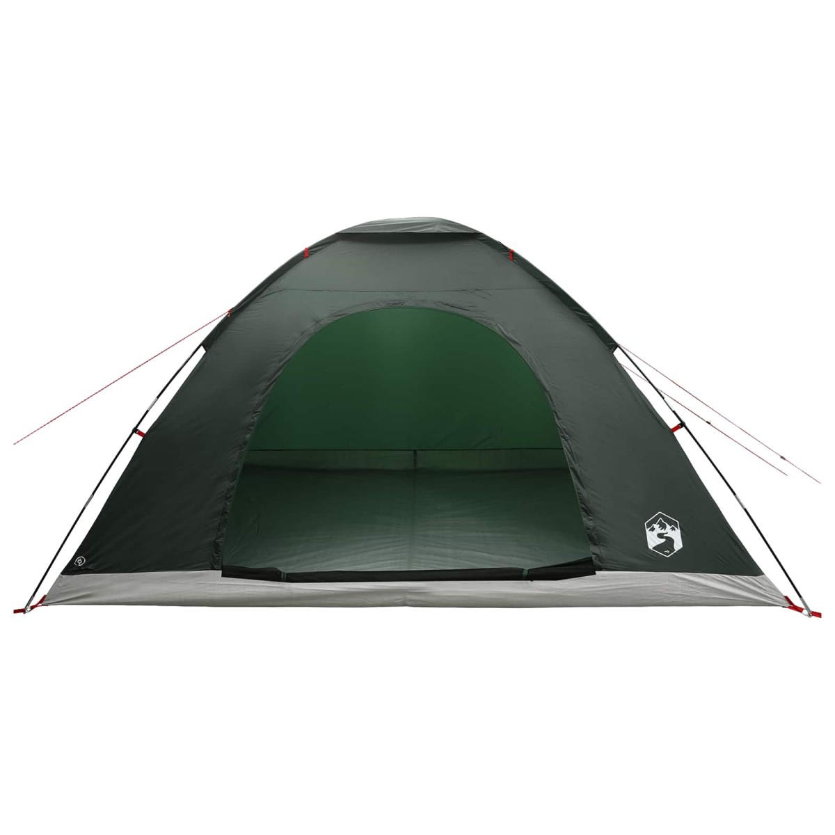 vidaXL Σκηνή Camping με στέγη Στρατιωτικό Πράσινο 335 x 275 x 180 εκ.