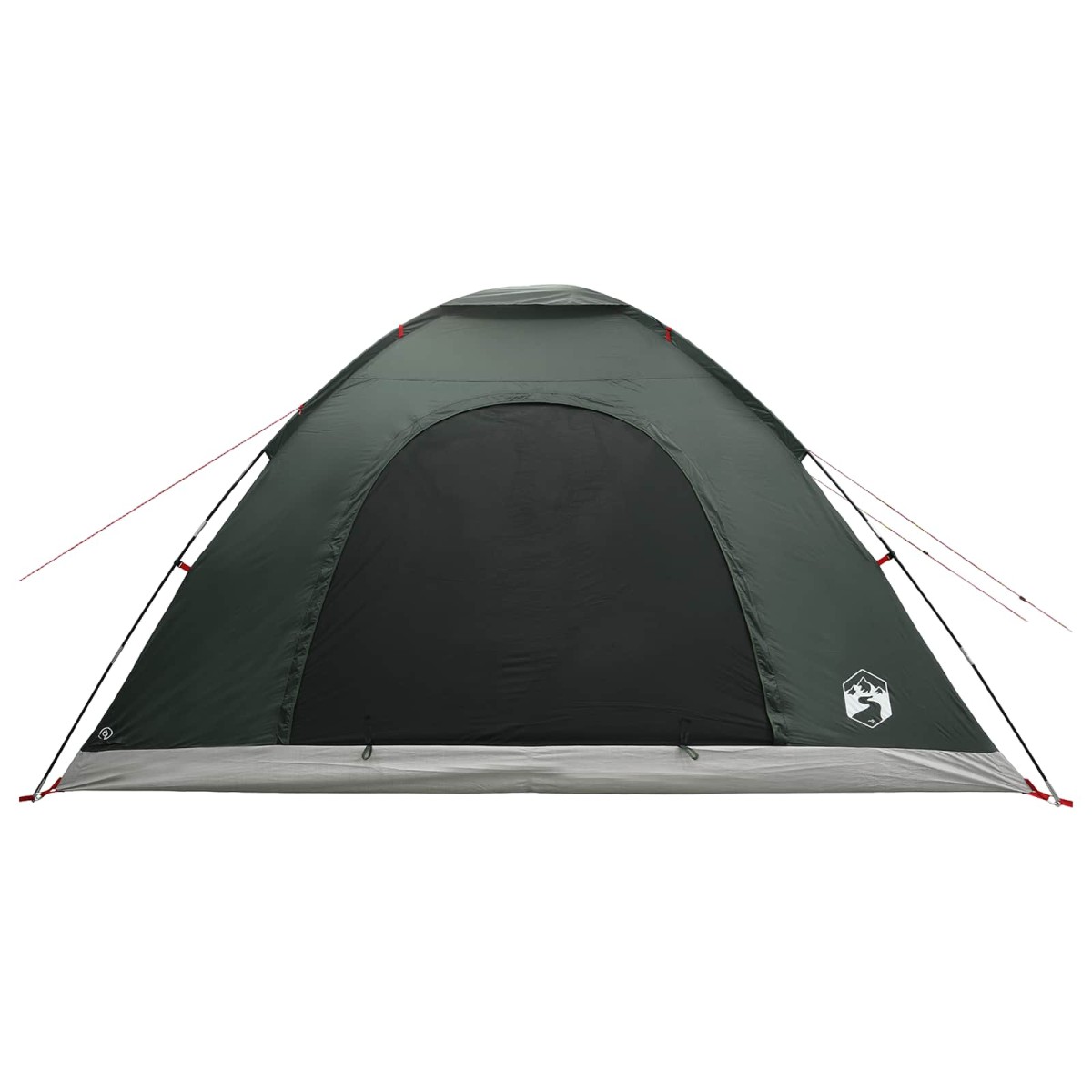 vidaXL Σκηνή Camping με στέγη Στρατιωτικό Πράσινο 335 x 275 x 180 εκ.