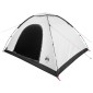 vidaXL Σκηνή Camping με στέγη Λευκό Μαύρο 335 x 275 x 180 εκ.