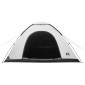 vidaXL Σκηνή Camping με στέγη Λευκό Μαύρο 335 x 275 x 180 εκ.