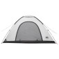 vidaXL Σκηνή Camping με στέγη Λευκό Μαύρο 335 x 275 x 180 εκ.