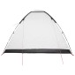 vidaXL Σκηνή Camping με στέγη Λευκό Μαύρο 335 x 275 x 180 εκ.
