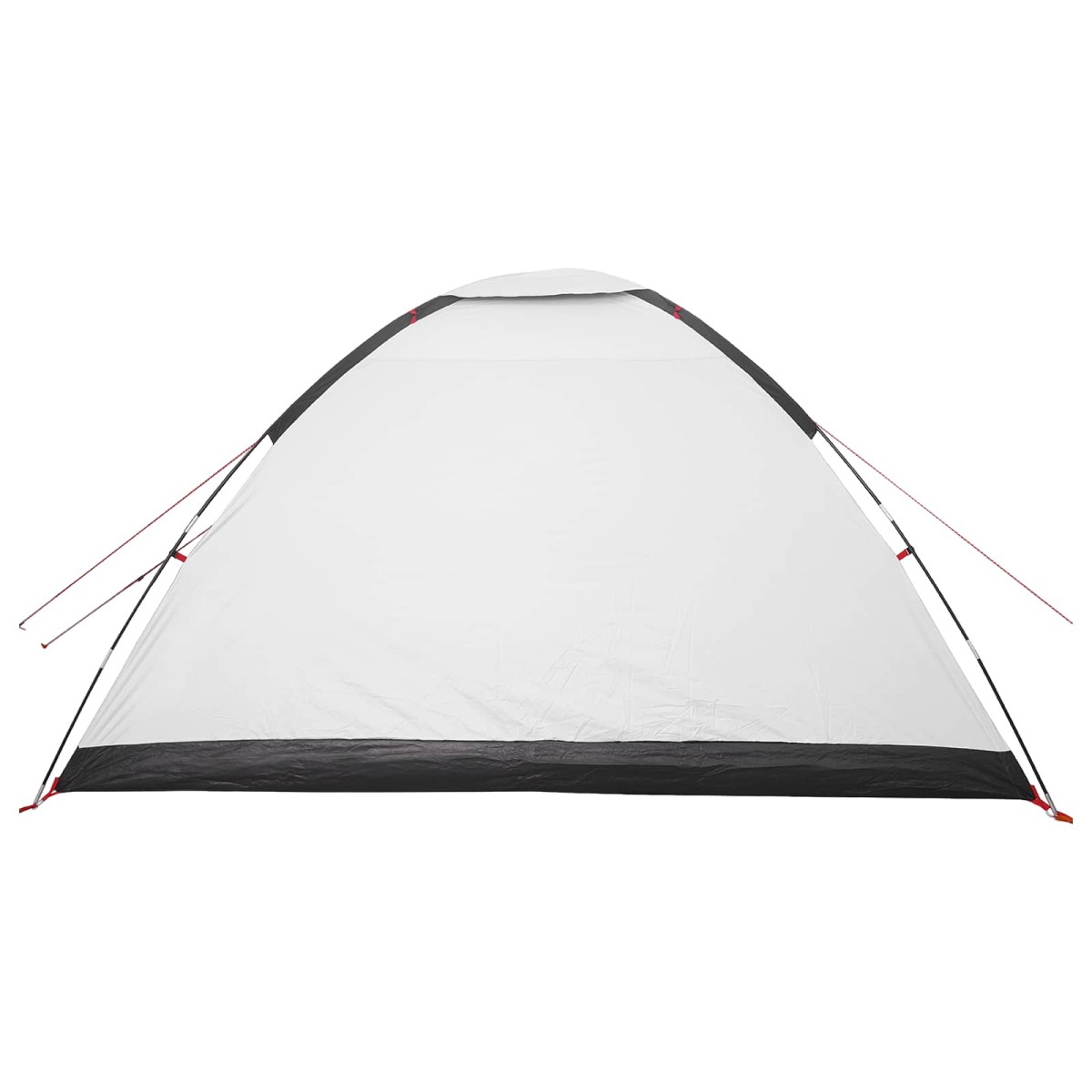vidaXL Σκηνή Camping με στέγη Λευκό Μαύρο 335 x 275 x 180 εκ.