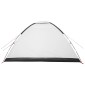 vidaXL Σκηνή Camping με στέγη Λευκό Μαύρο 335 x 275 x 180 εκ.