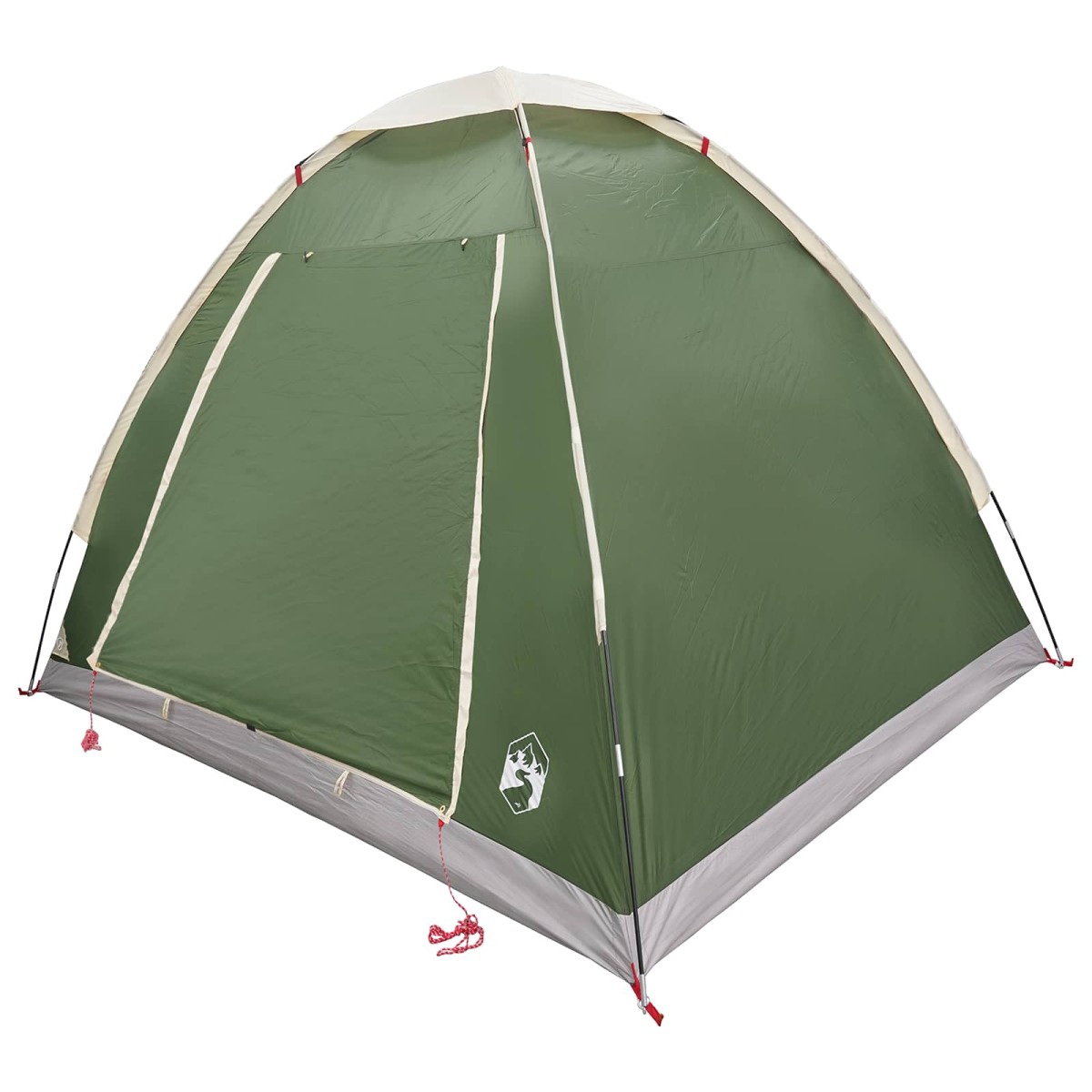 vidaXL Σκηνή Camping με στέγη Πράσινο 2 Άτομα Πολυεστέρας και Χάλυβας