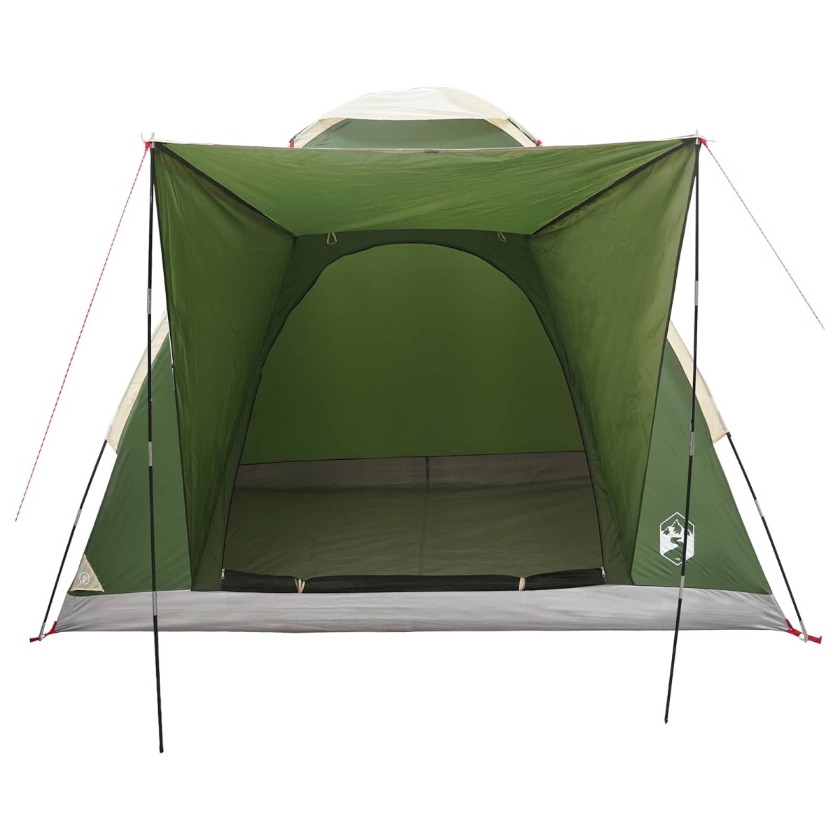 vidaXL Σκηνή Camping με στέγη Πράσινο 2 Άτομα Πολυεστέρας και Χάλυβας