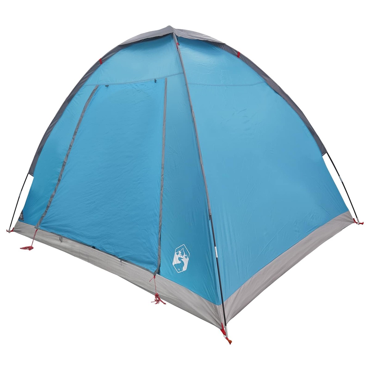 vidaXL Σκηνή Camping με στέγη Μπλε 2 Άτομα Πολυεστέρας και Χάλυβας