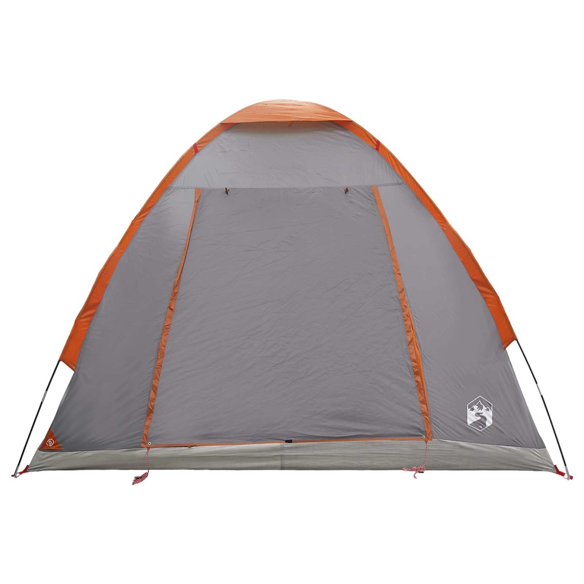 vidaXL Σκηνή Camping με στέγη με αέρα αέρα Γκρι και Πορτοκαλί 2 Άτομα