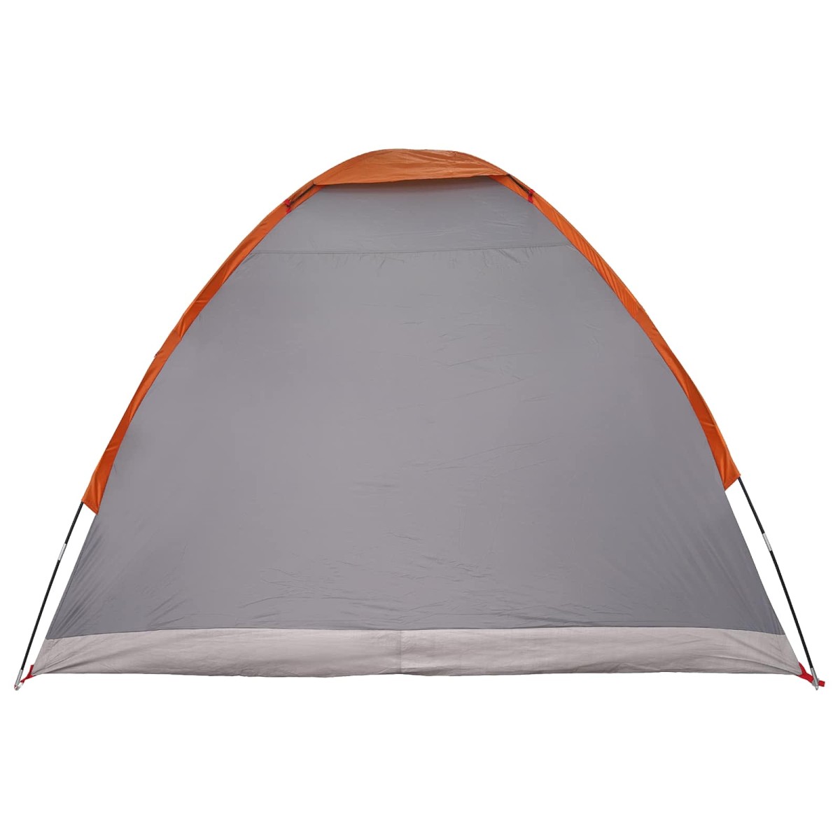 vidaXL Σκηνή Camping με στέγη με αέρα αέρα Γκρι και Πορτοκαλί 2 Άτομα