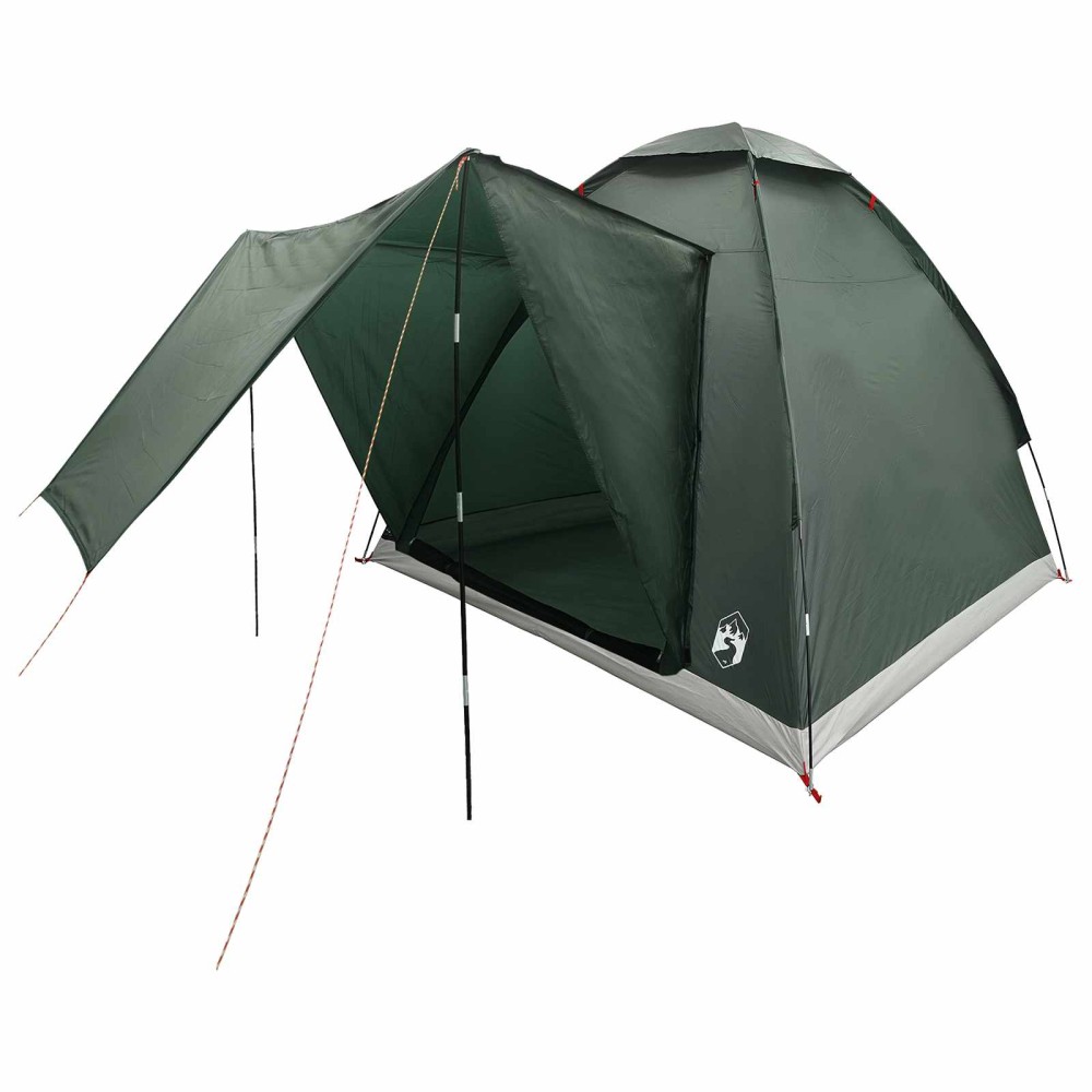 vidaXL Σκηνή Camping με στέγη Στρατιωτικό Πράσινο 190 x 140 x 105 εκ.