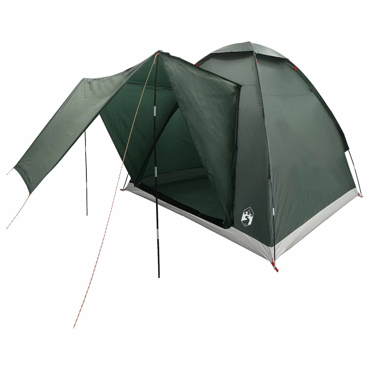 vidaXL Σκηνή Camping με στέγη Στρατιωτικό Πράσινο 190 x 140 x 105 εκ.