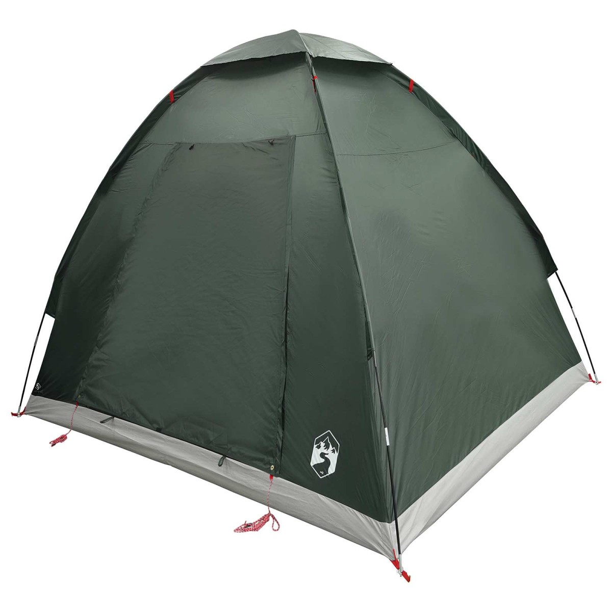 vidaXL Σκηνή Camping με στέγη Στρατιωτικό Πράσινο 190 x 140 x 105 εκ.