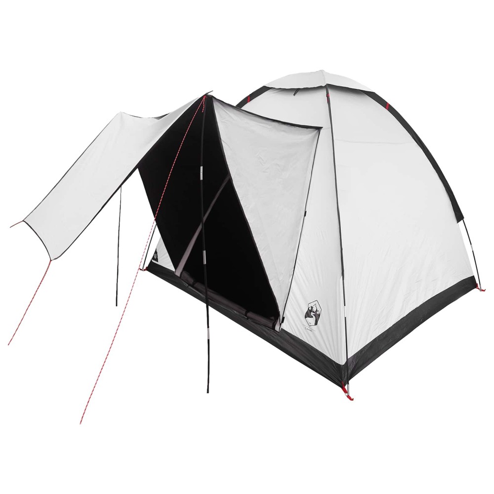 vidaXL Σκηνή Camping με στέγη Λευκό Μαύρο 190 x 140 x 105 εκ.
