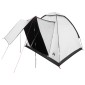 vidaXL Σκηνή Camping με στέγη Λευκό Μαύρο 190 x 140 x 105 εκ.
