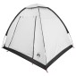 vidaXL Σκηνή Camping με στέγη Λευκό Μαύρο 190 x 140 x 105 εκ.