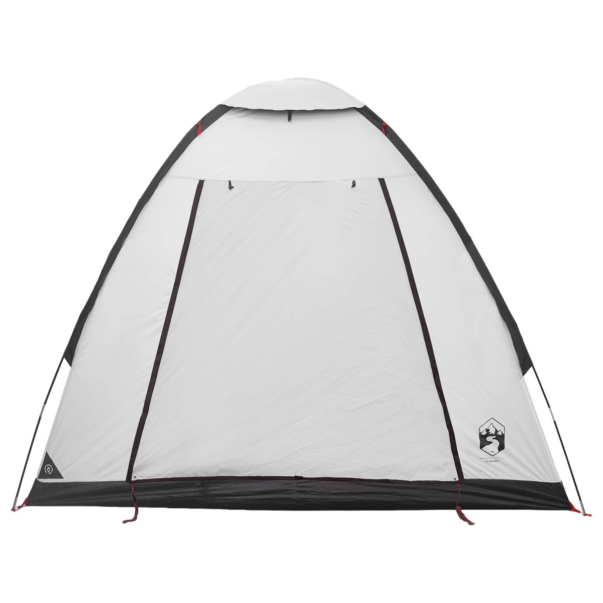 vidaXL Σκηνή Camping με στέγη Λευκό Μαύρο 190 x 140 x 105 εκ.