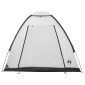 vidaXL Σκηνή Camping με στέγη Λευκό Μαύρο 190 x 140 x 105 εκ.