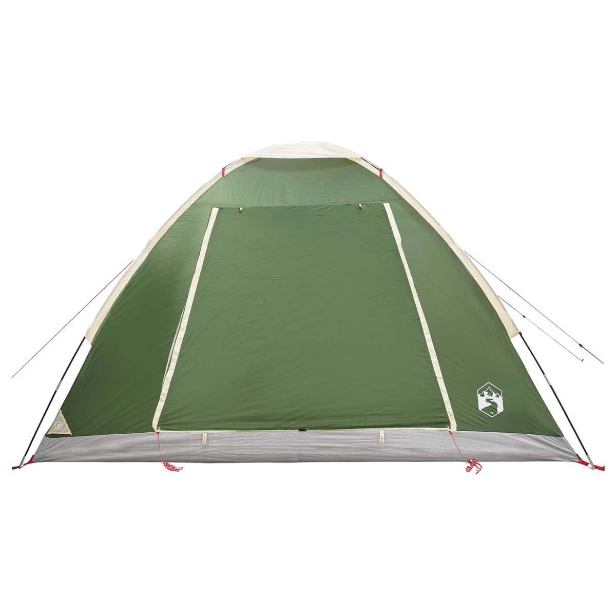 vidaXL Σκηνή Camping με στέγη Πράσινο 4 ατόμων Πολυεστέρας και Χάλυβας